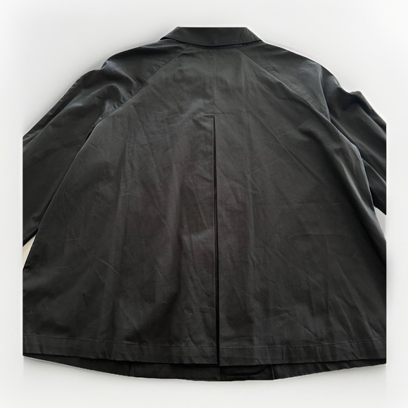 Norma Kamali Jacket 12 Black A-Line Swing Glam Mod Versatile Retro Lightweight - Picture 7 of 13